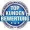 Button Banderole „Top Kundenbewertung“ blau